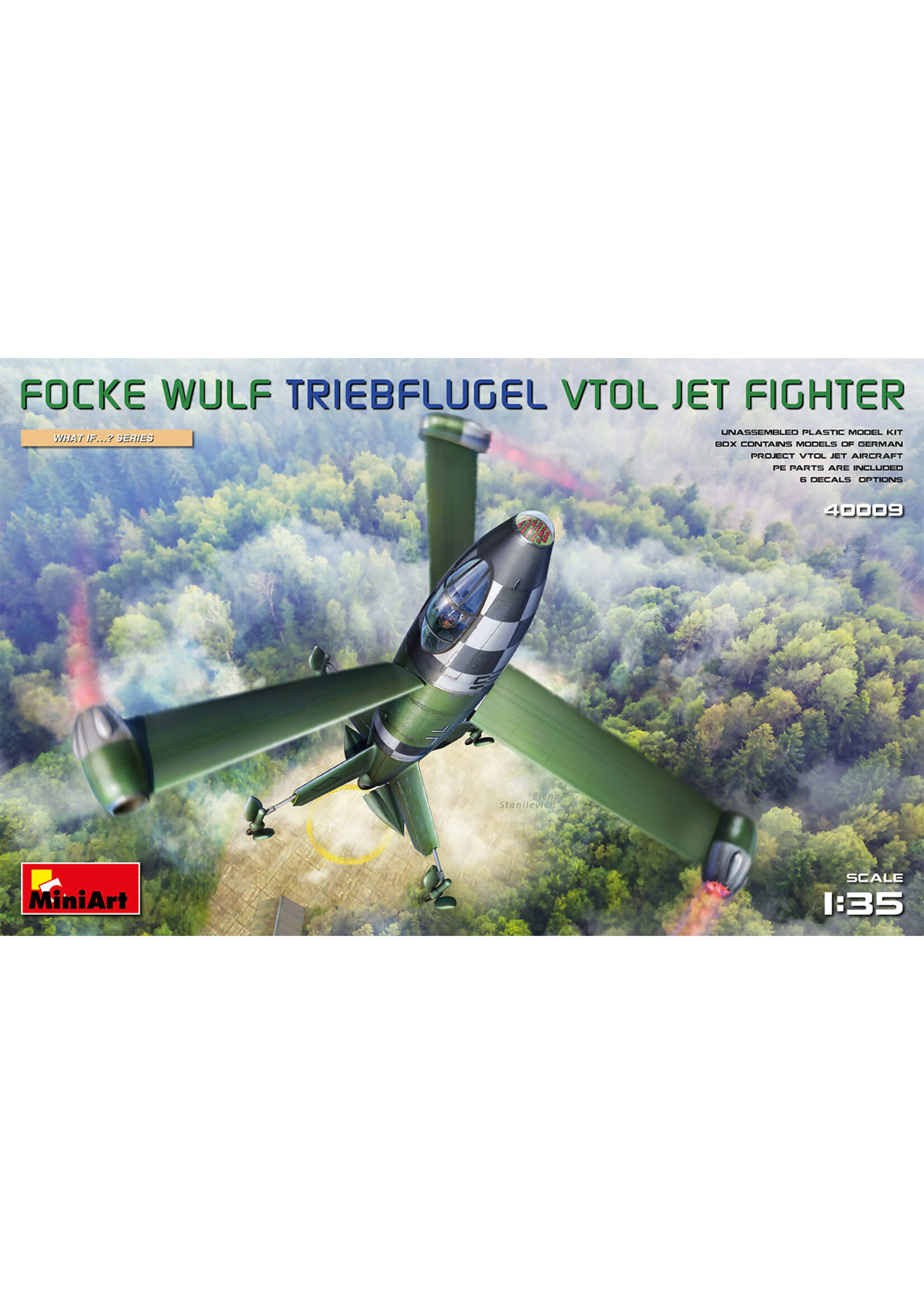 MiniArt ***MIART40009 Focke Wulf Triebflugel VTOL Jet Fighter (1/35)