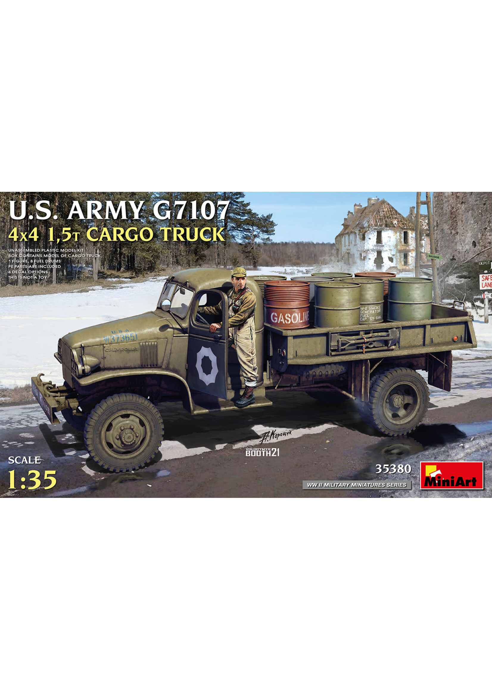 MiniArt ***MIART35380 US Army G7107 4x4 1.5t Cargo Truck (1/35)