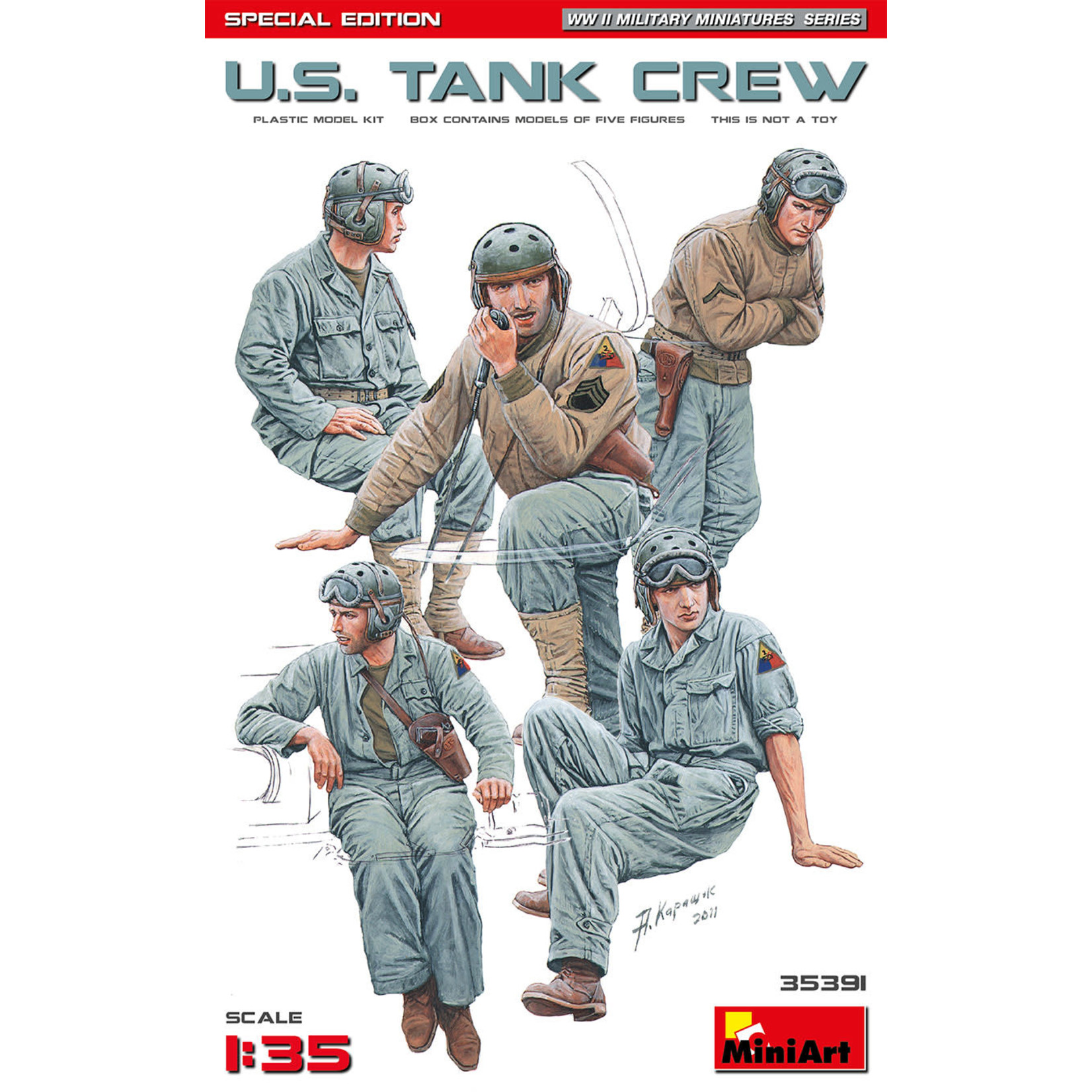MiniArt MIN35391 US Tank Crew (1/35)