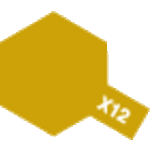 Tamiya TAMEX12 Enamel Gloss Gold Leaf (10ml)