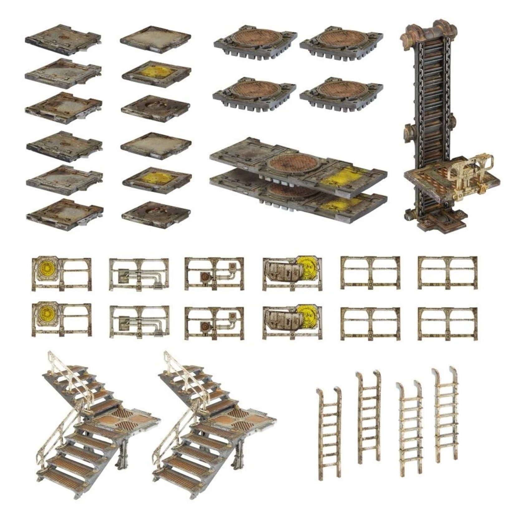 Necromunda Zone Mortalis Platforms & Stairs