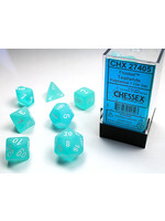 Chessex Dice RPG 27405 7pc Frosted Teal/White