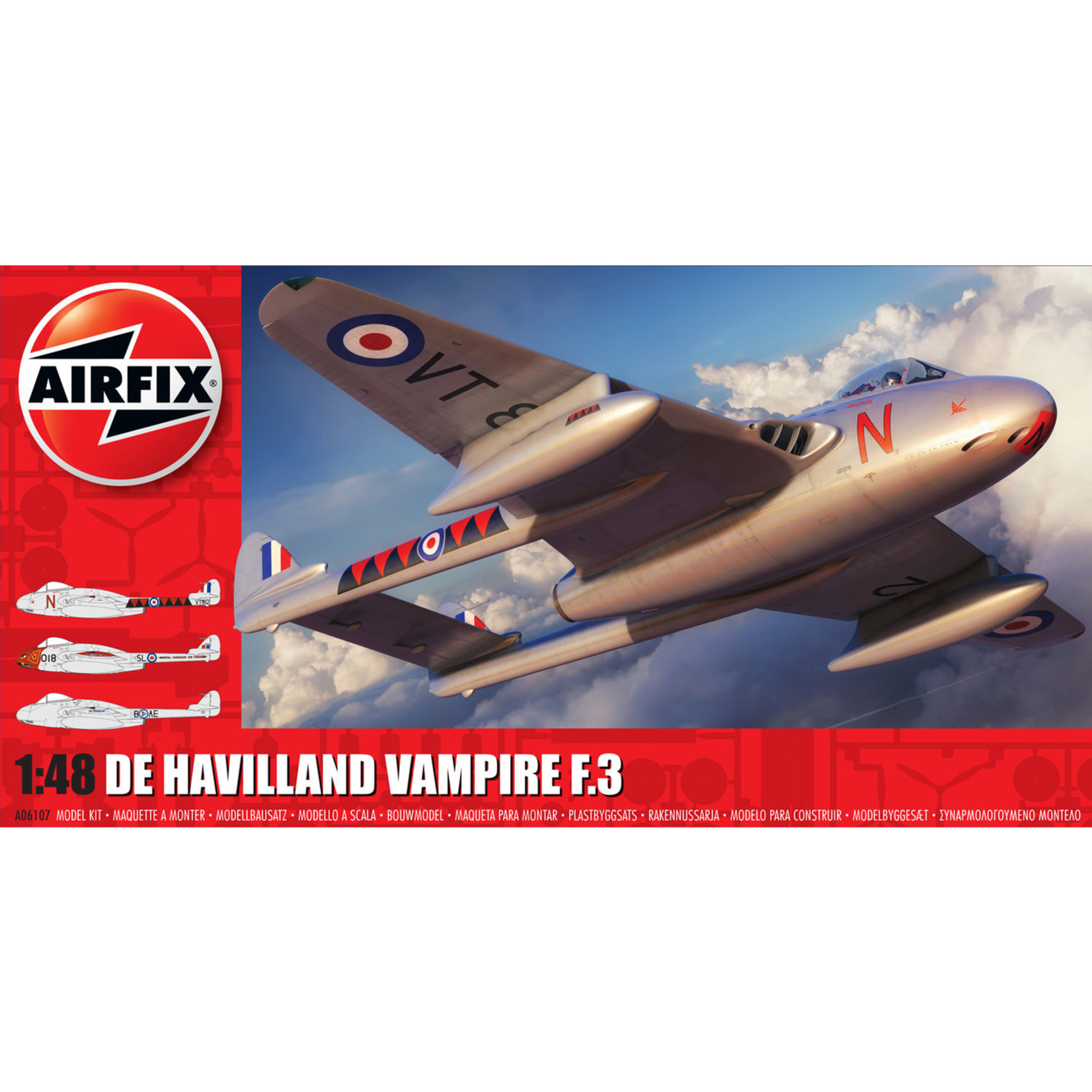 Airfix AIR06107 De Havilland Vampire F.3 (1/48)