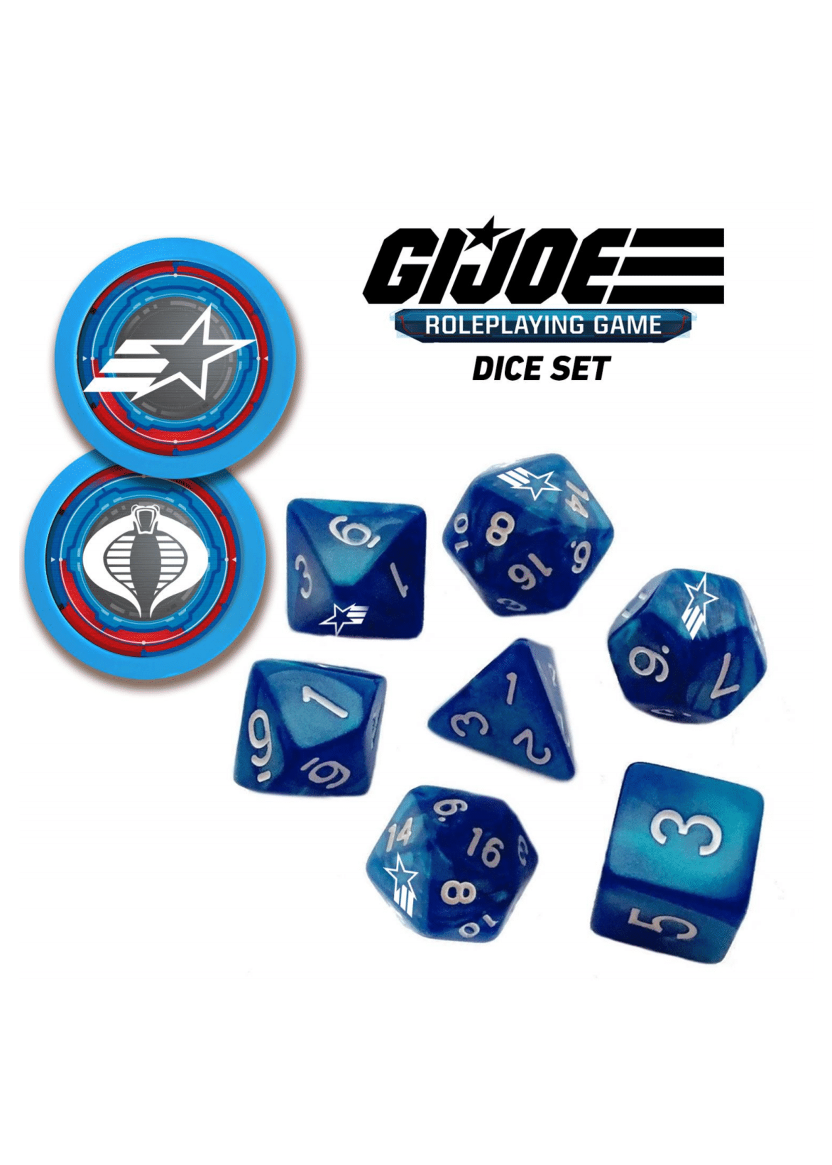 Renegade Game Studios ***Dice 02379 8pc G.I. Joe RPG Dice
