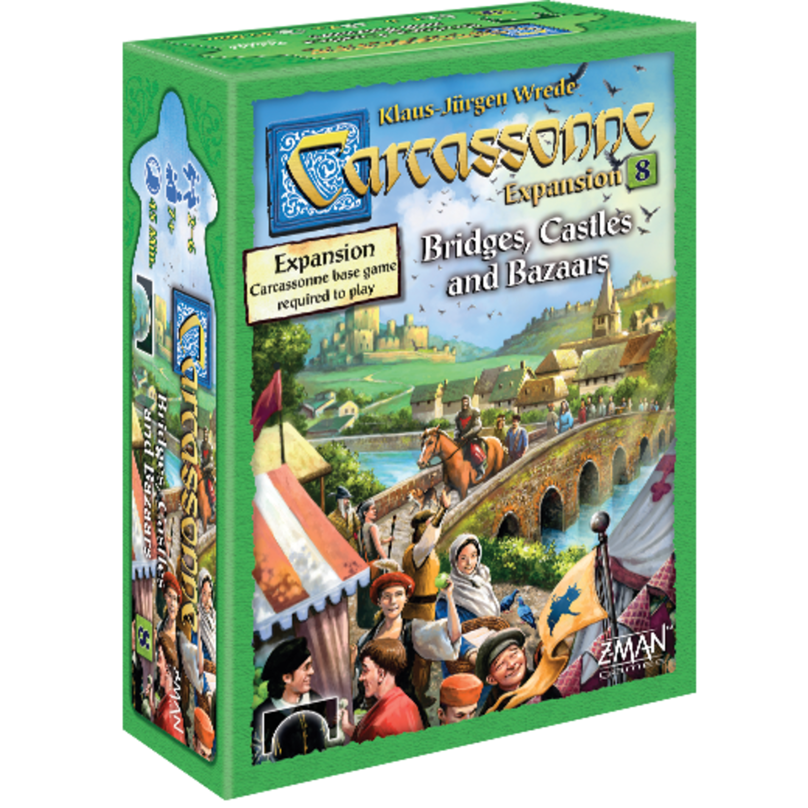 Carcassonne Expansion 8 Bridges, Castles & Bazaars