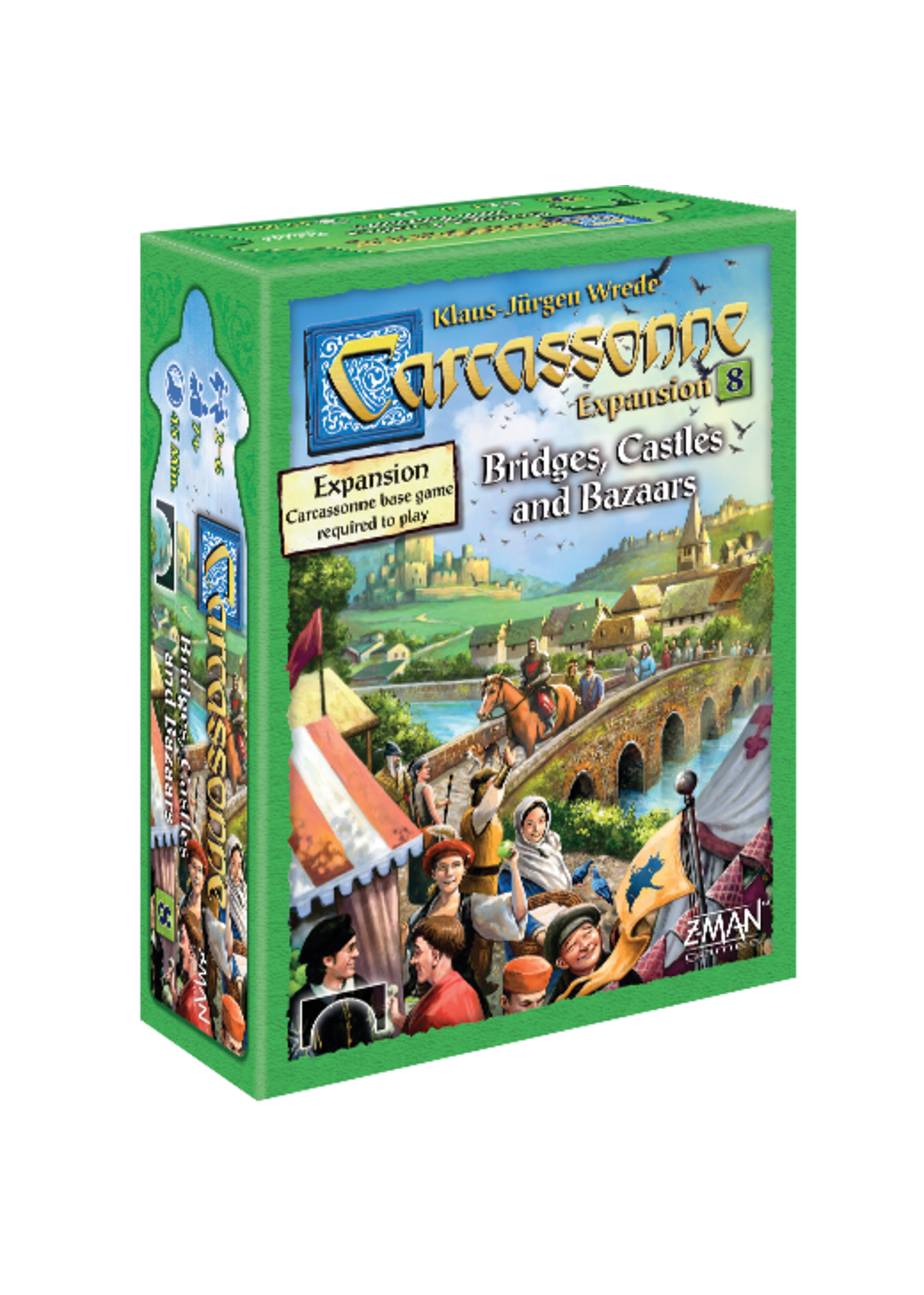 Carcassonne Expansion 8 Bridges, Castles & Bazaars
