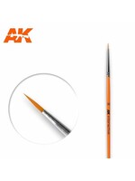AK Interactive ***AK-601 Round Brush 3/0 Synthetic
