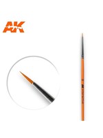 AK Interactive ***AK-600 Interactive Round Brush 5/0 Synthetic