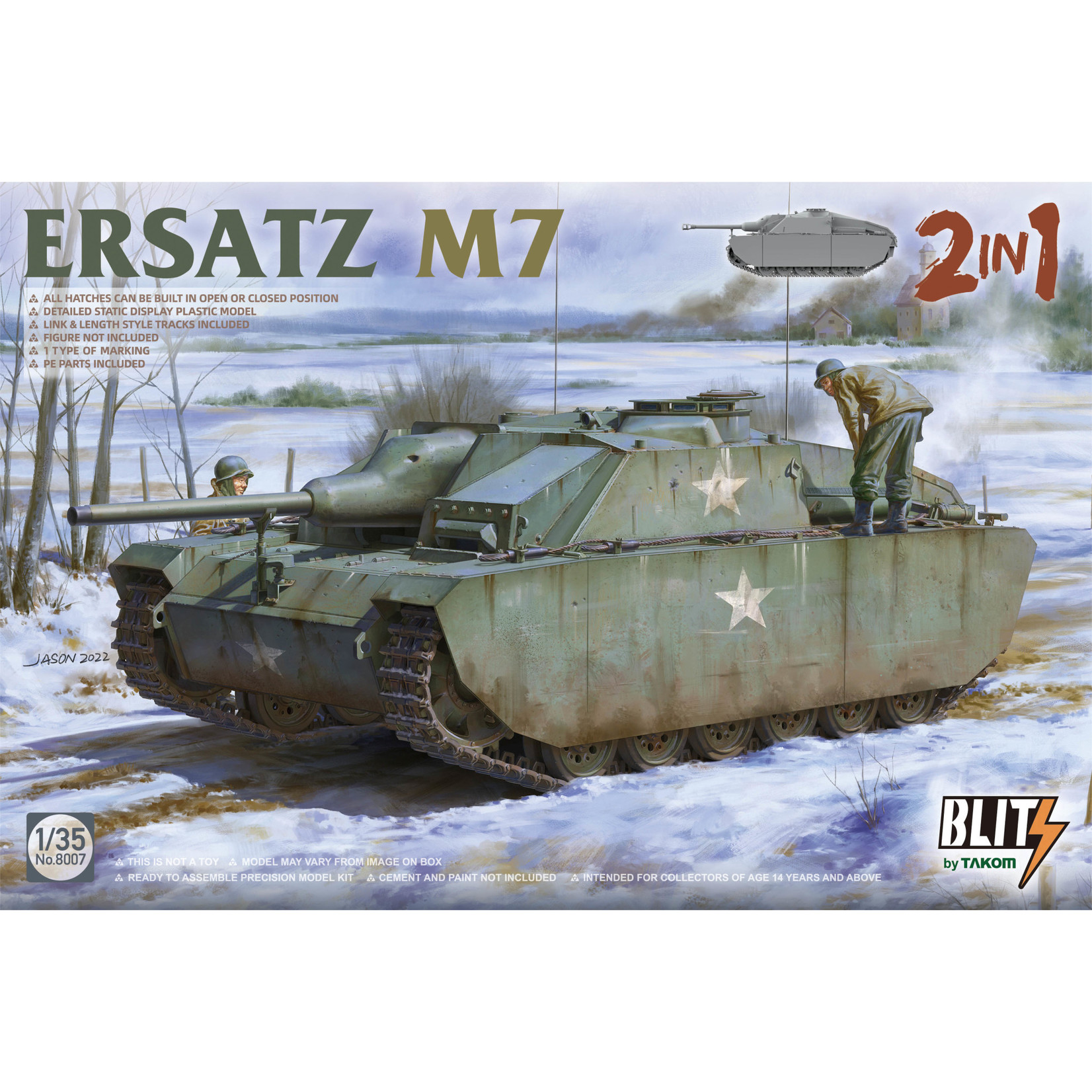 Takom TAK8007 Ersatz M7 2in1 (1/35)