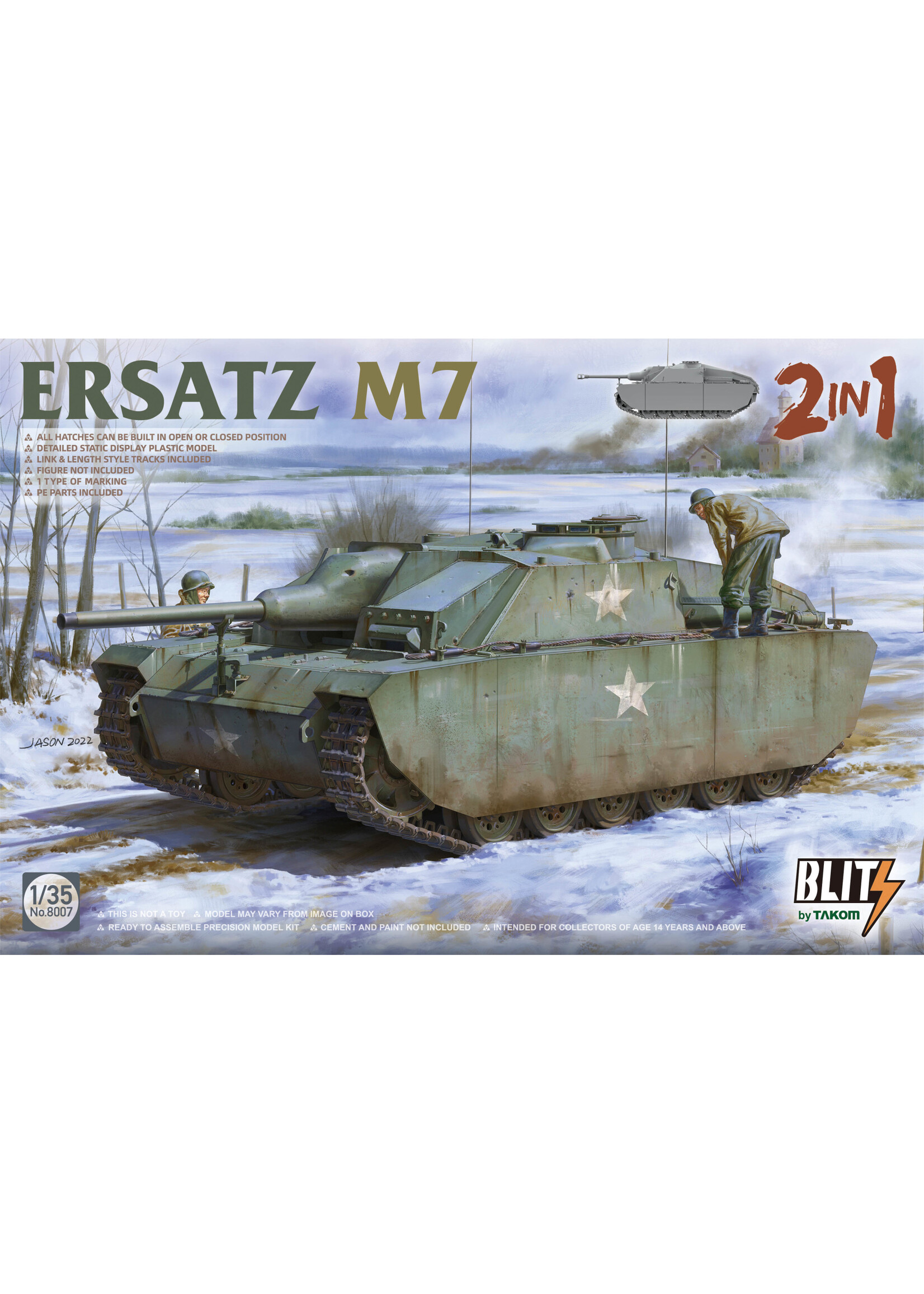 Takom ***TAK8007 Ersatz M7 2in1 (1/35)