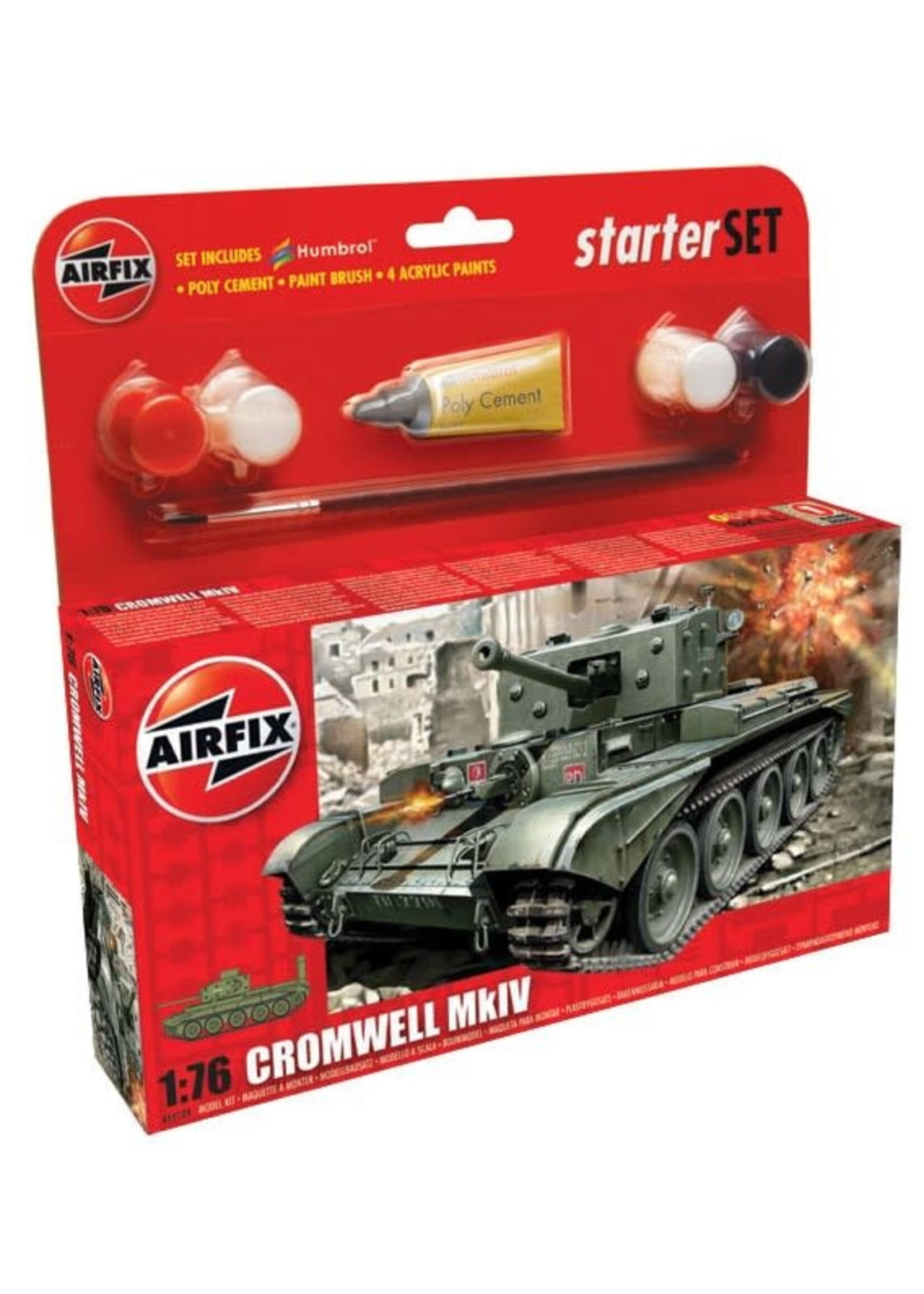 Airfix AIR55109A Cromwell Cruiser Starter Gift Set (1/76)