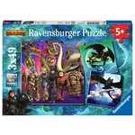 Ravensburger RAV08064 How to Train Your Dragon (Puzzle3x49pc)