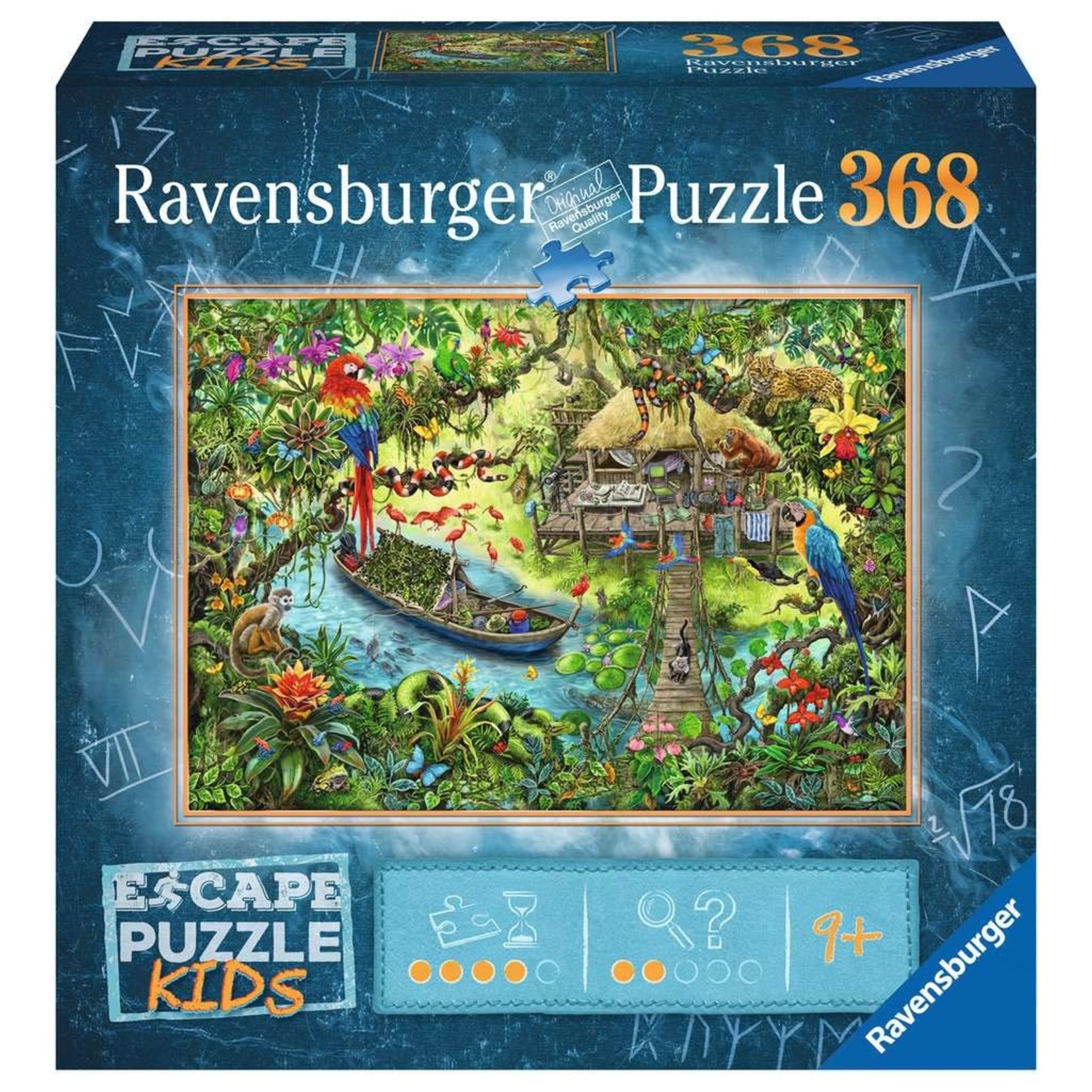 Ravensburger RAV12934 Escape Puzzle Kids Jungle Journey (Puzzle368)