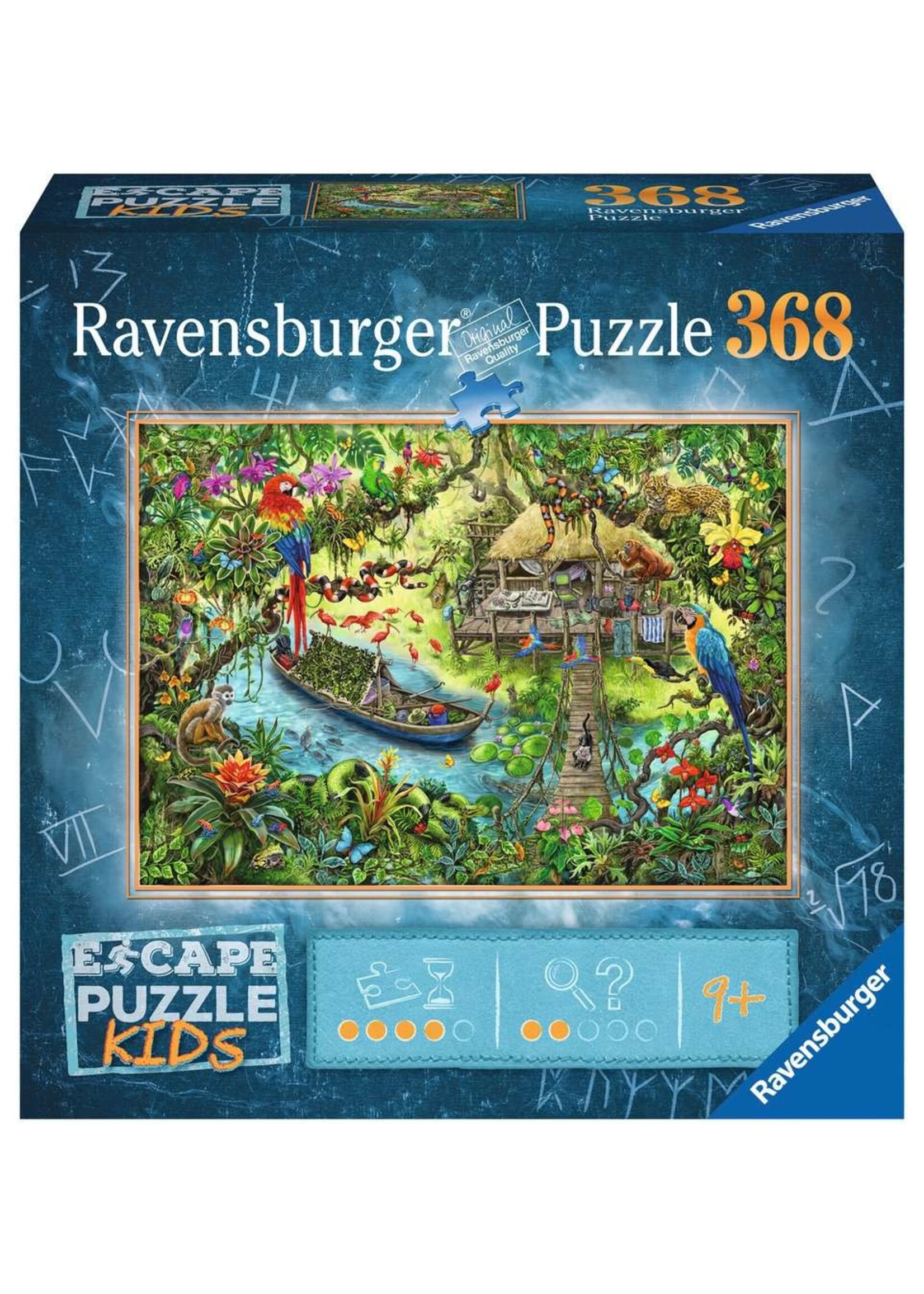 Ravensburger RAV12934 Escape Puzzle Kids Jungle Journey (Puzzle368)