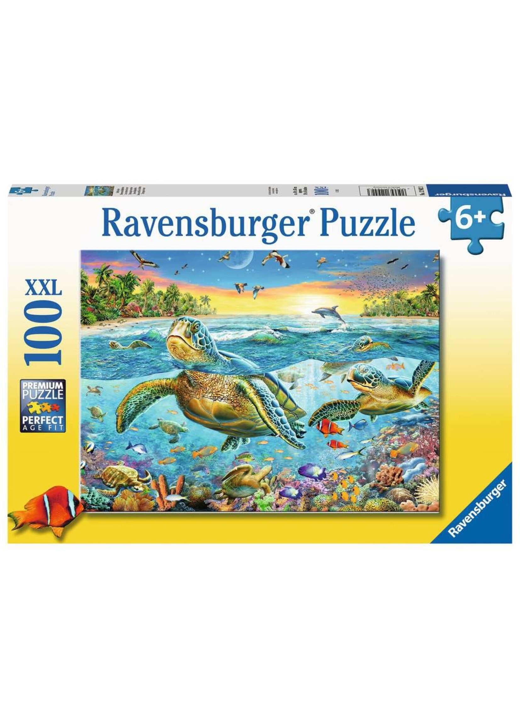 Ravensburger RAV12942 Swim with Sea Turtles (Puzzle100)