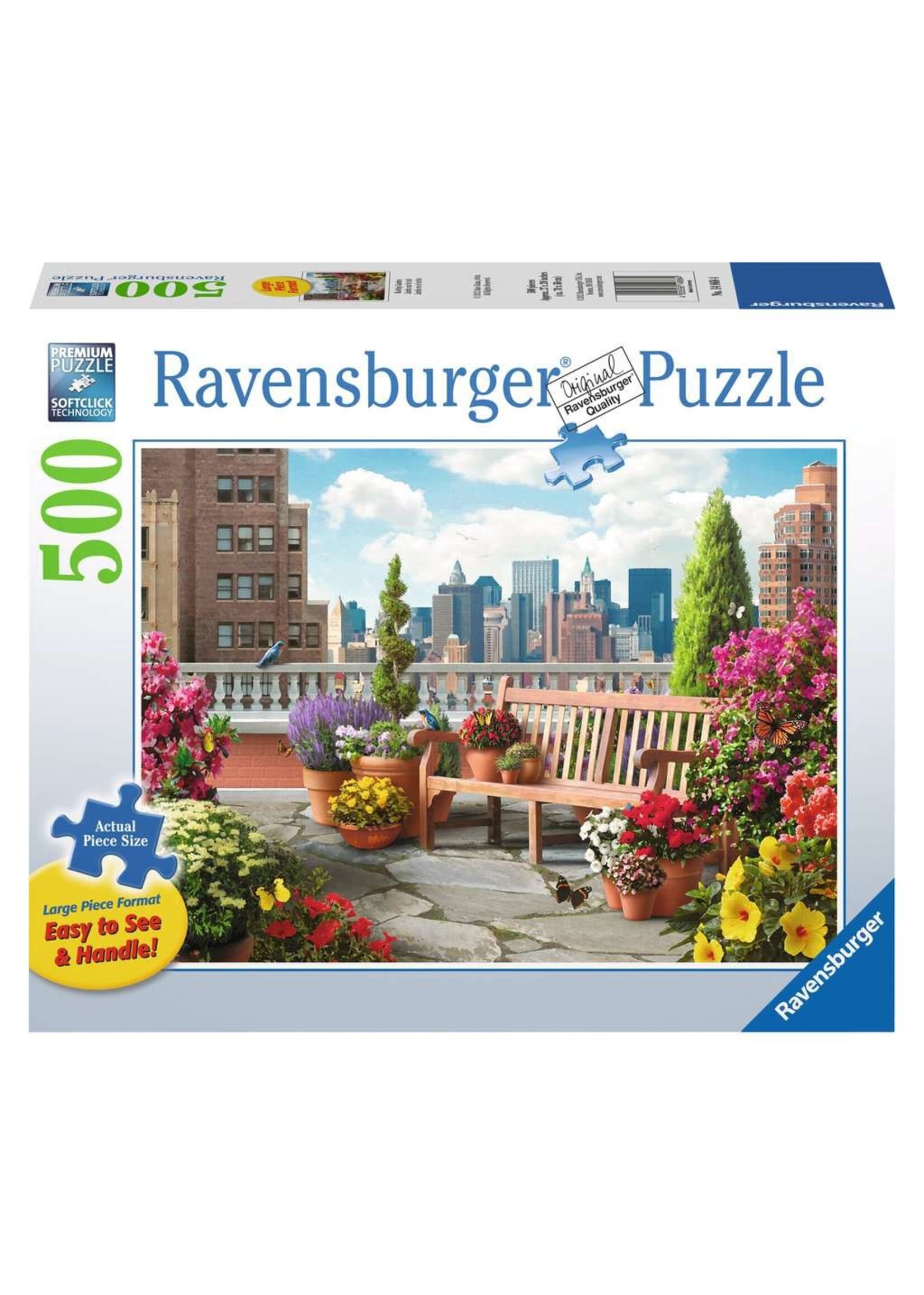 Ravensburger RAV14868 Rooftop Garden (Puzzle500)