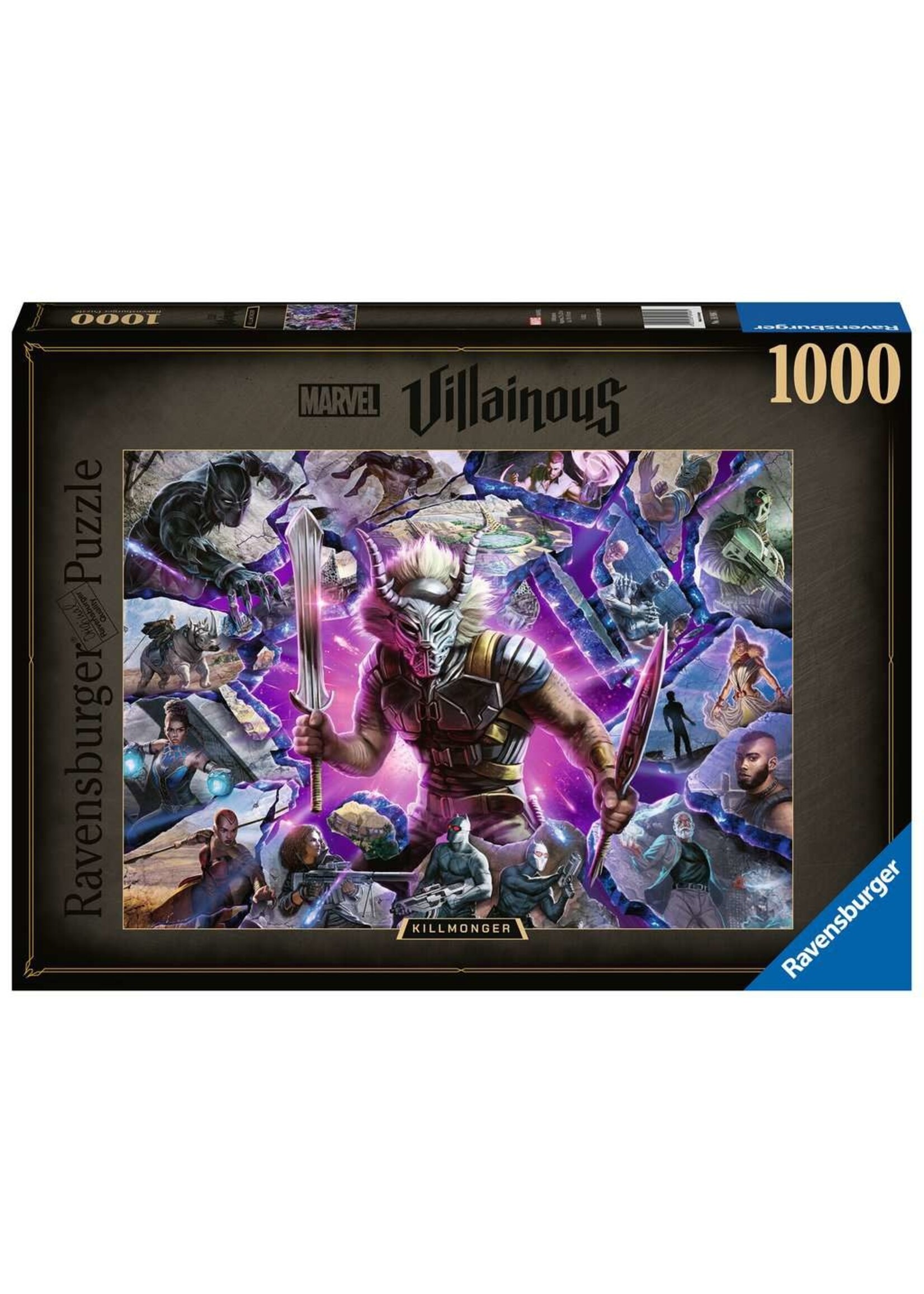Ravensburger RAV16906 Marvel Villainous Killmonger (Puzzle1000)