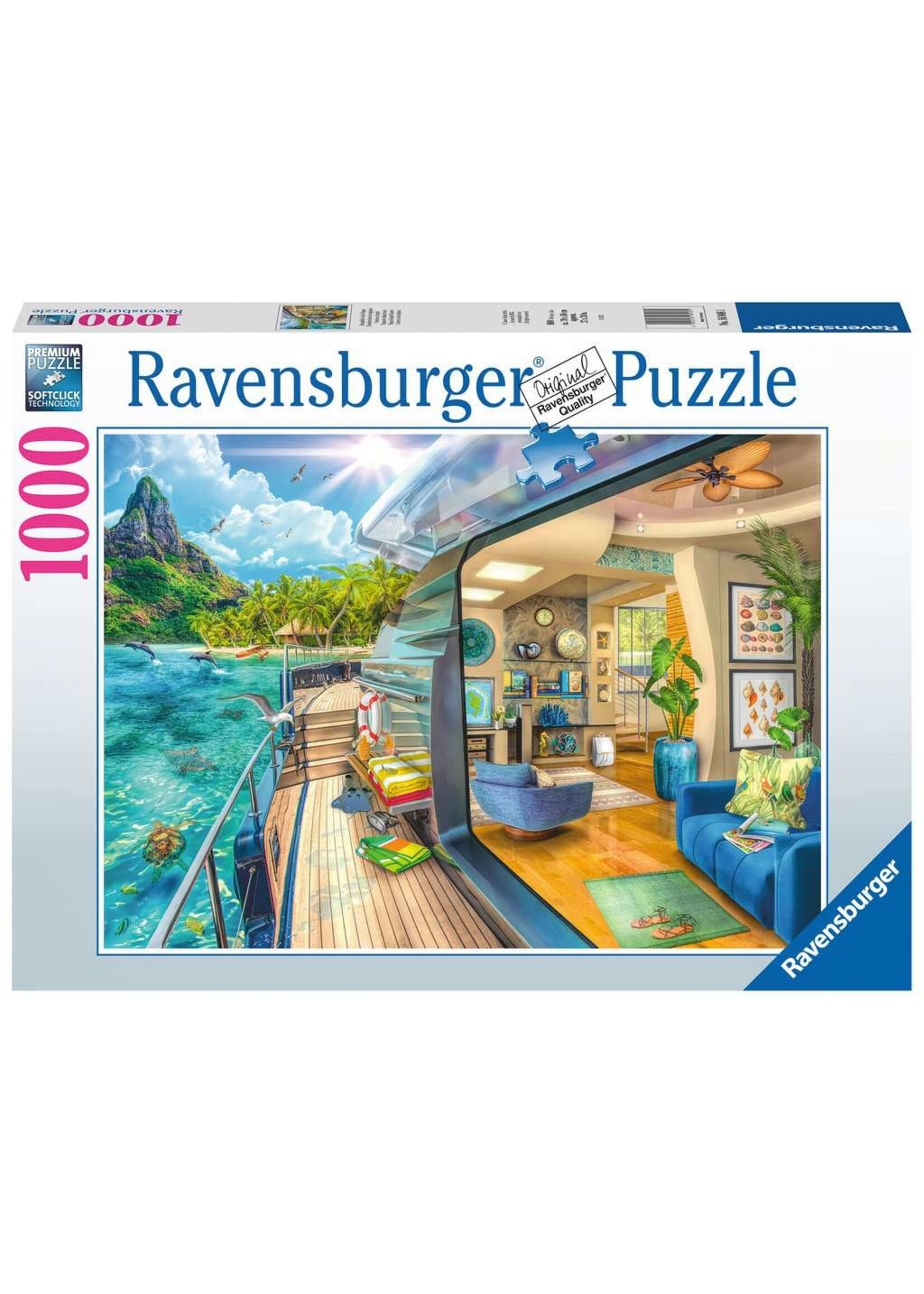 Ravensburger RAV12000413 Tropical Island Charter (Puzzle1000)