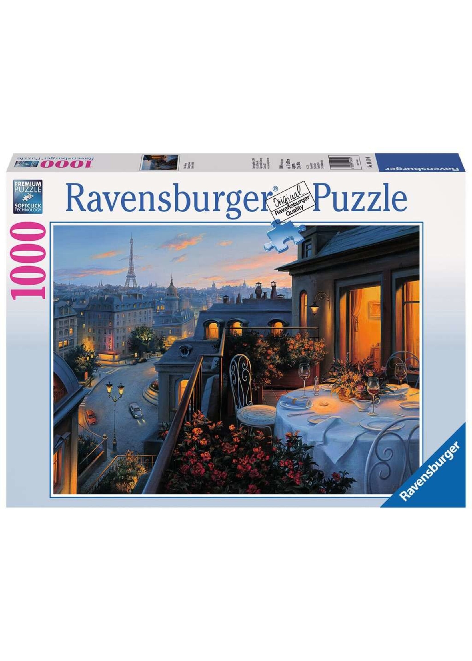 Ravensburger RAV12000656 Paris Balcony (Puzzle1000)