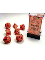 Chessex Dice RPG 27433 7pc Vortex Orange/Black