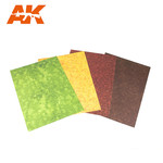 AK Interactive AK Interactive Leaves Punching Sheet Set (4 pcs, A4 size)