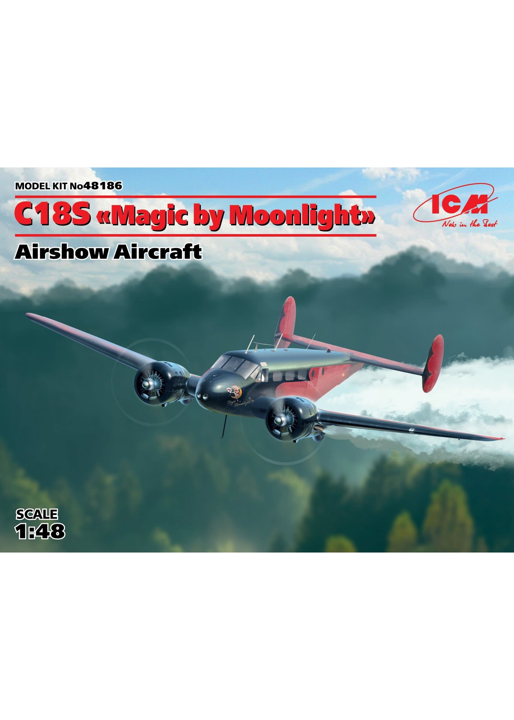 ICM ***ICM48186 C18S Magic By Moonlight Airshow Aircraft (1/48)
