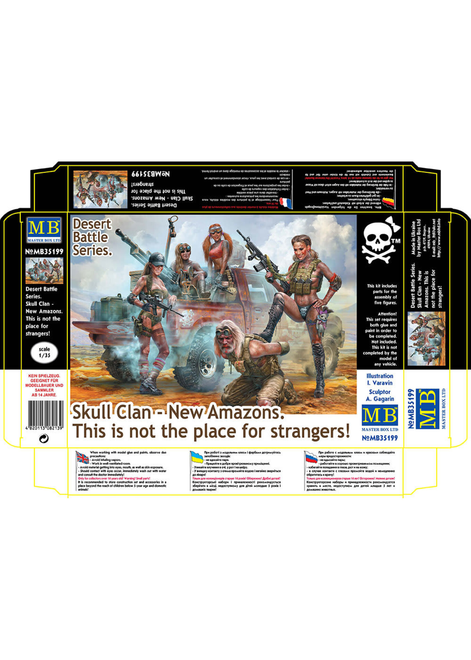 Master Box ***zMSTBX35199 New Amazons This is not the place for strangers (1/35)