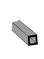 Plastruct PLAST14 7/16" ABS Square Tubing 15"
