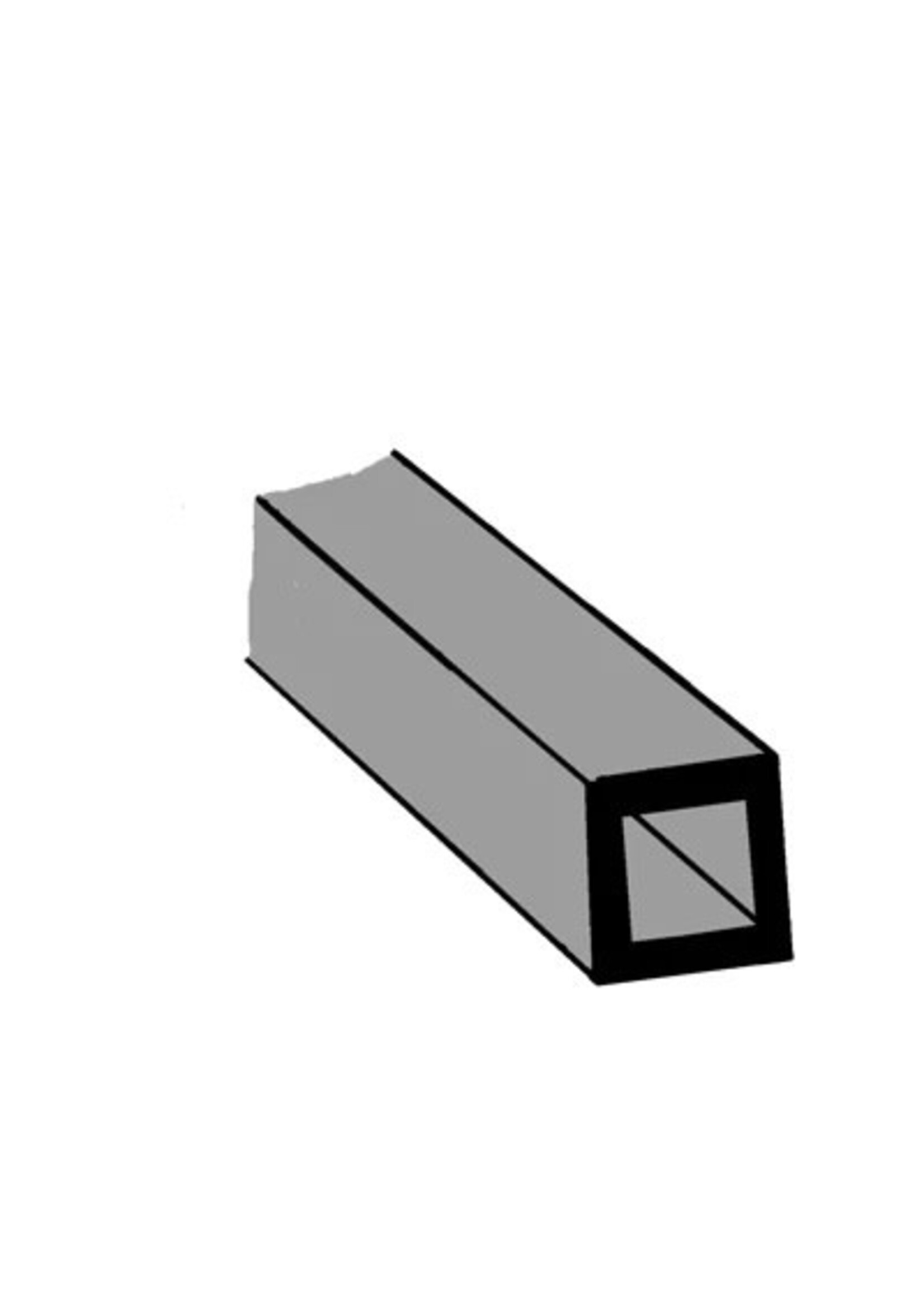 Plastruct ST14 7/16" ABS Square Tubing 15"