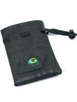 ***Dice Bag 1914 Black Leatherette Jade Dragon Eye