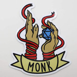 Foam Brain Games Sticker Monk