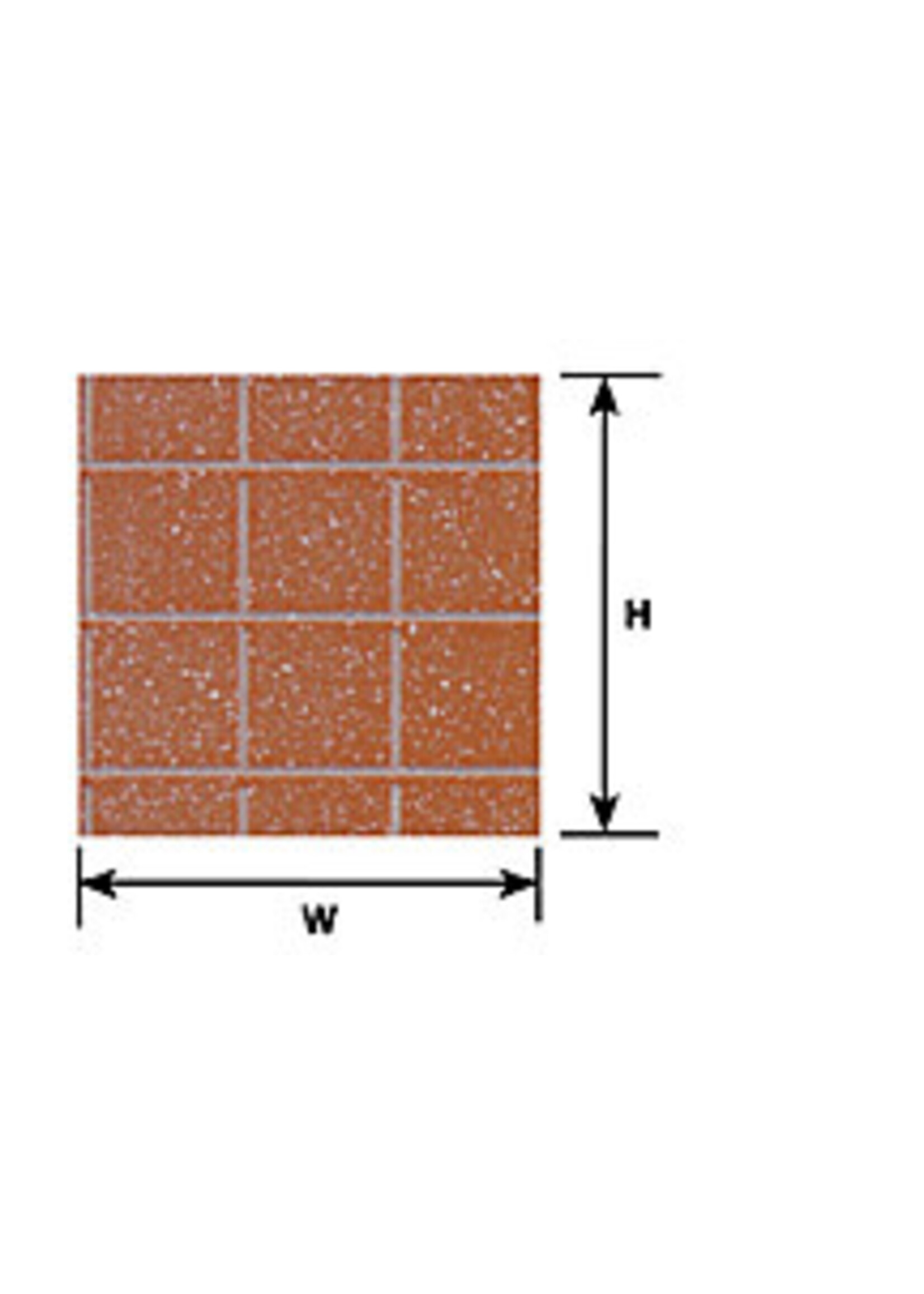 Plastruct PLA91545 Square Tile Sheet