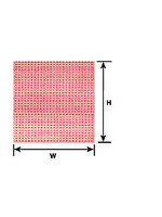 Plastruct PLA91608 Brick Sheet