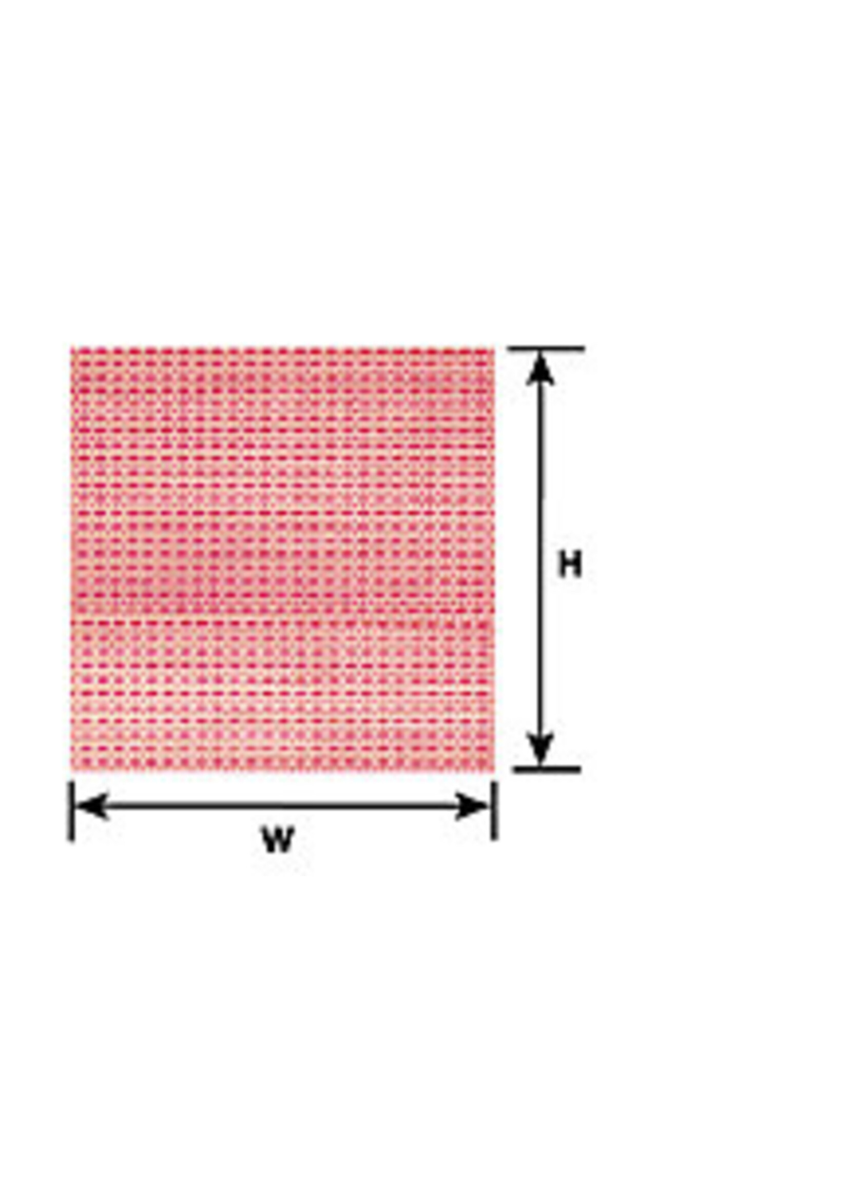 Plastruct PLA91608 Brick Sheet