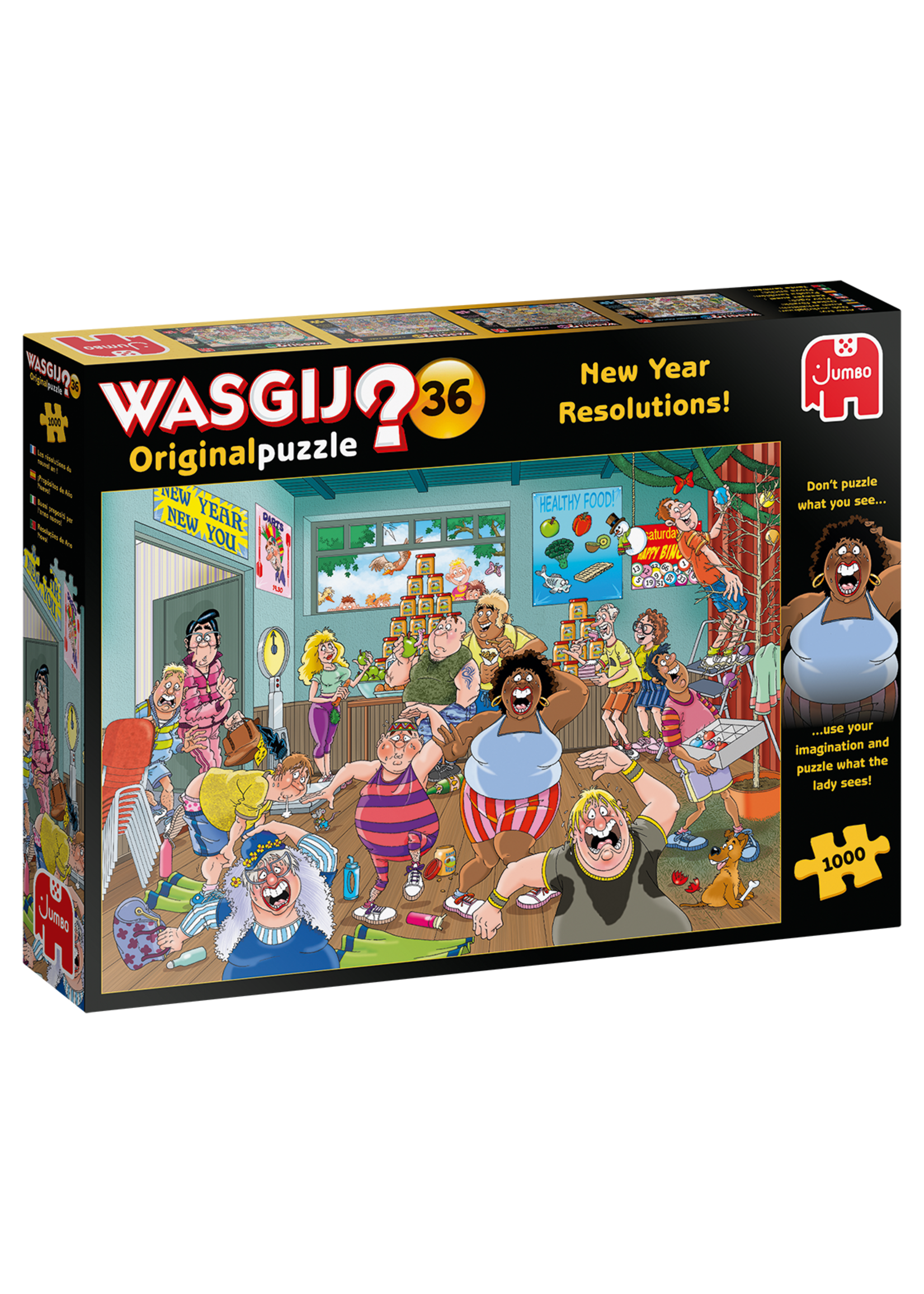 Jumbo JUM25000 WASGIJ New Year Resolutions (Puzzle1000)