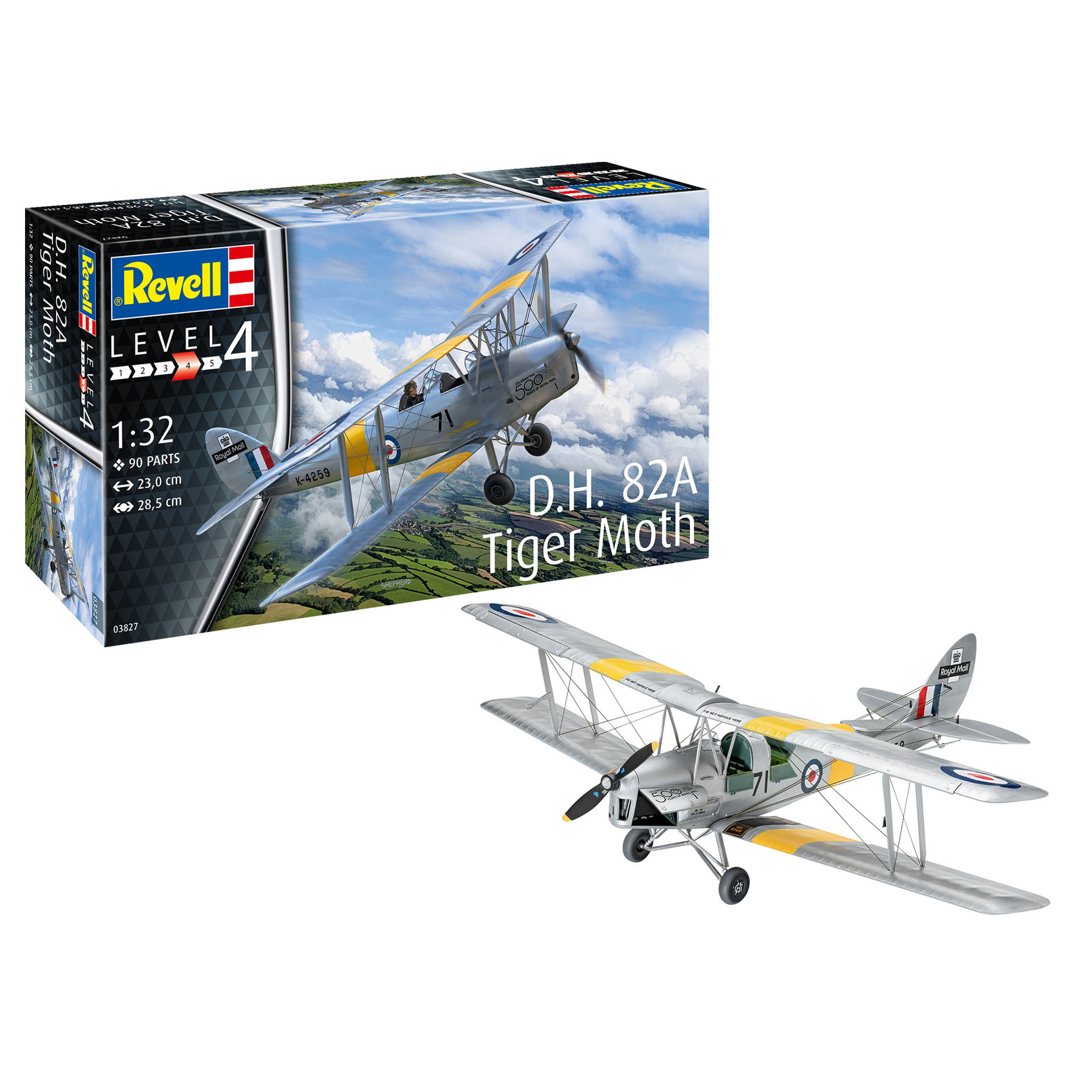 Revell Germany RVG3827 D.H 82A Tiger Moth (1/32)
