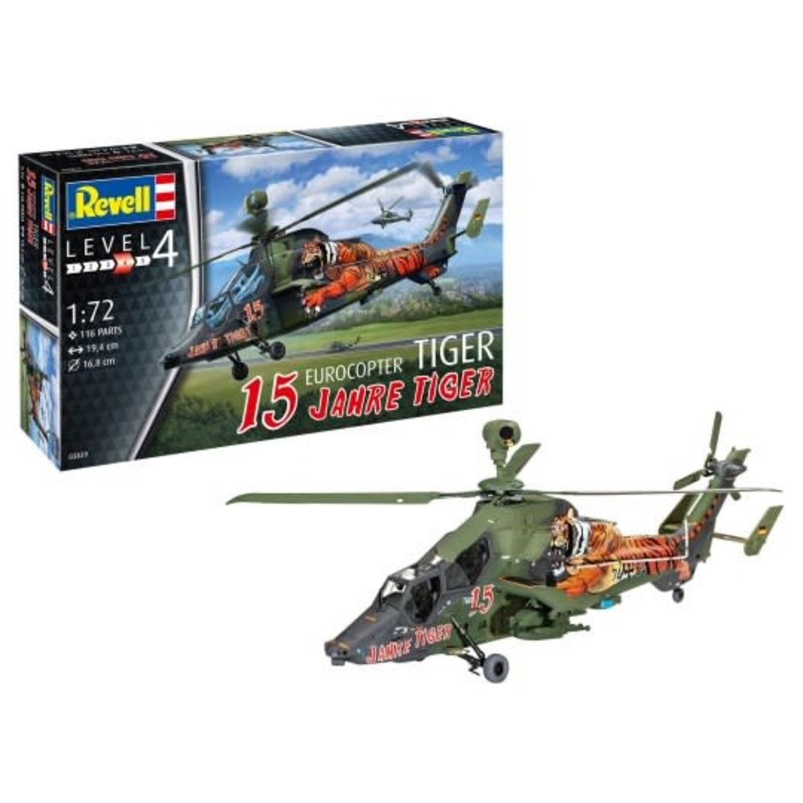 Revell Germany RVG3839 Jahre Tiger 15 Eurocopter (1/72)