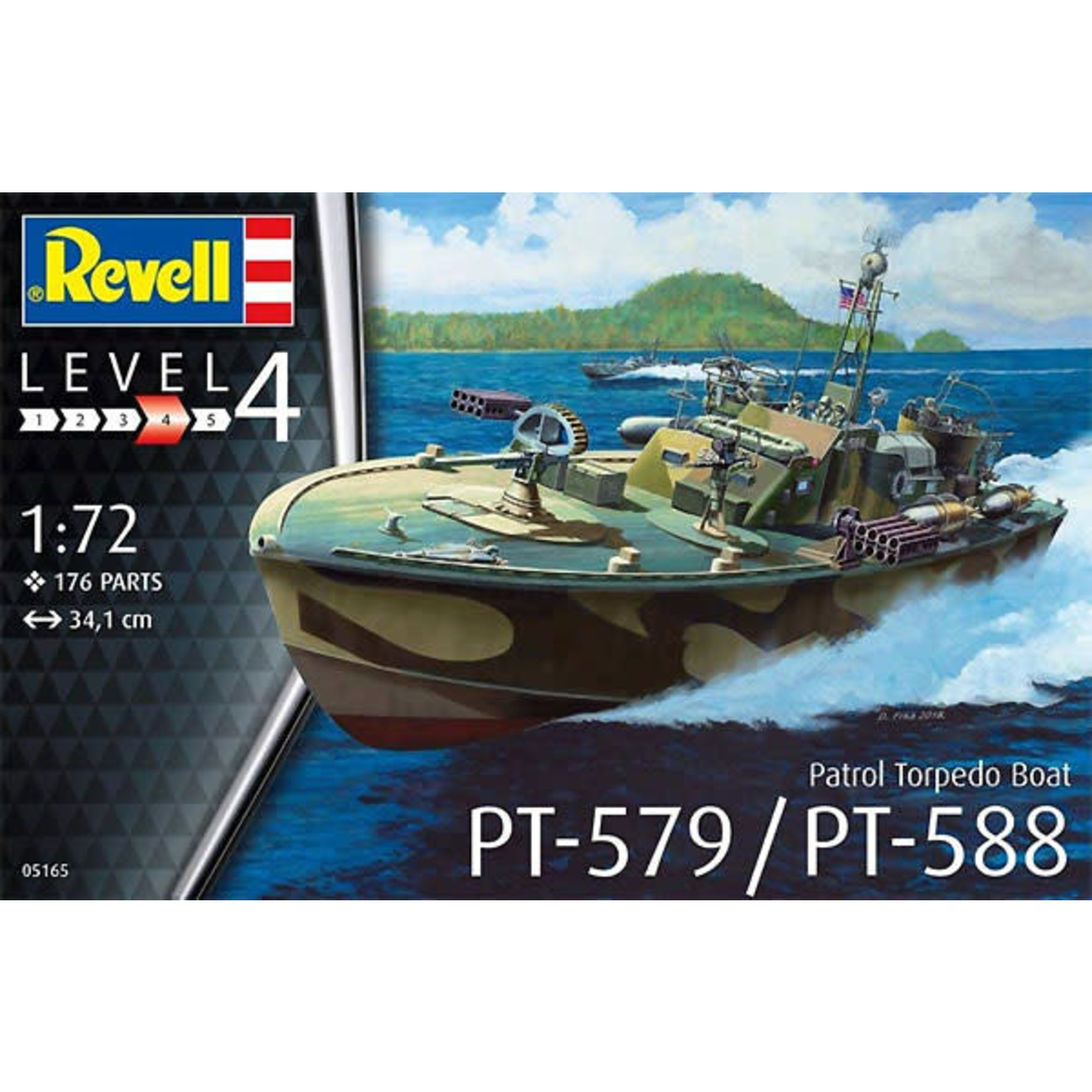 Revell Germany RVG5165 Patrol Torpedo Boat PT-579/PT-588 (1/72)
