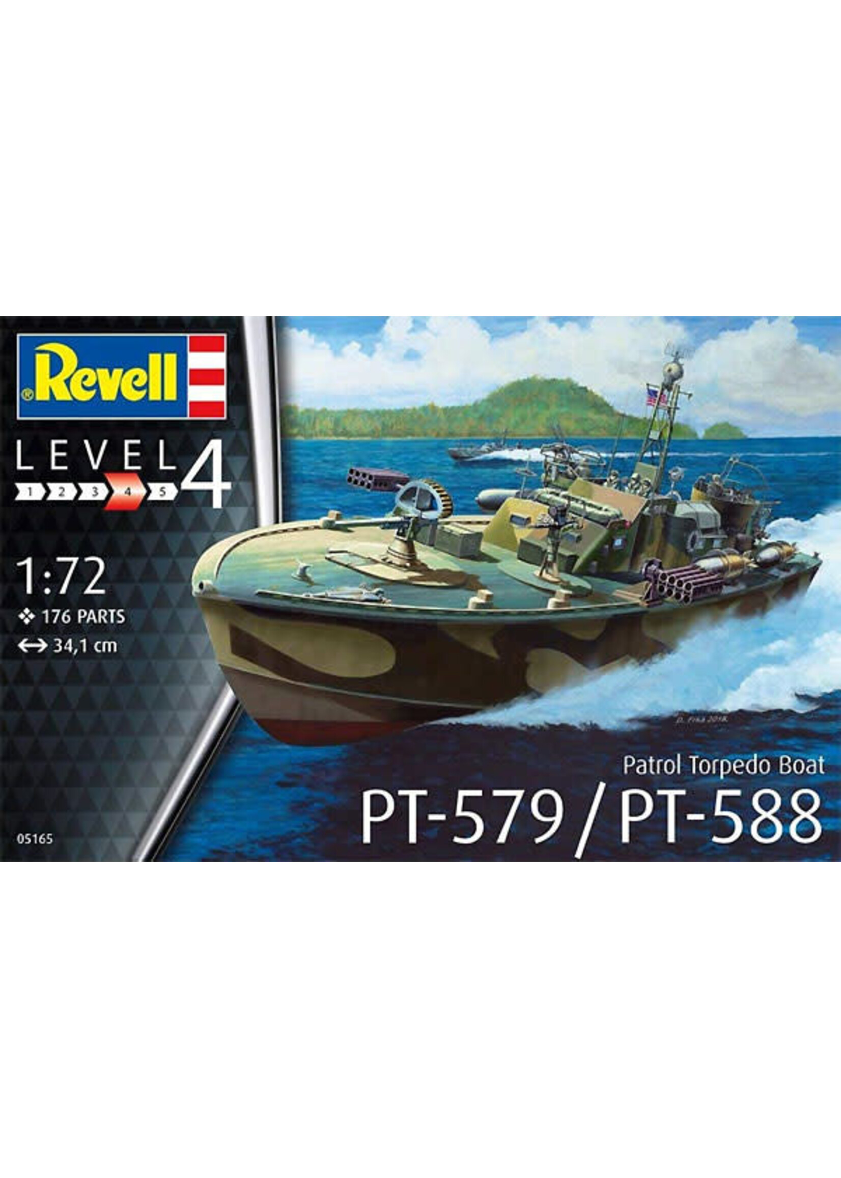 Revell Germany ***RVG5165 Patrol Torpedo Boat PT-579/PT-588 (1/72)