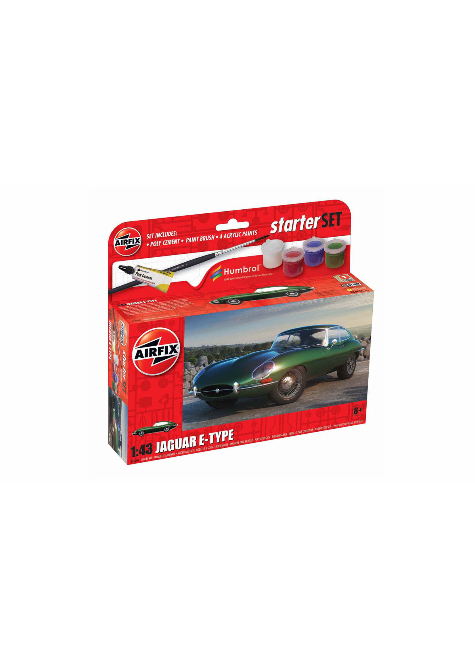 Airfix AIR55009 Jaguar E-Type Starter Gift Set (1/43)