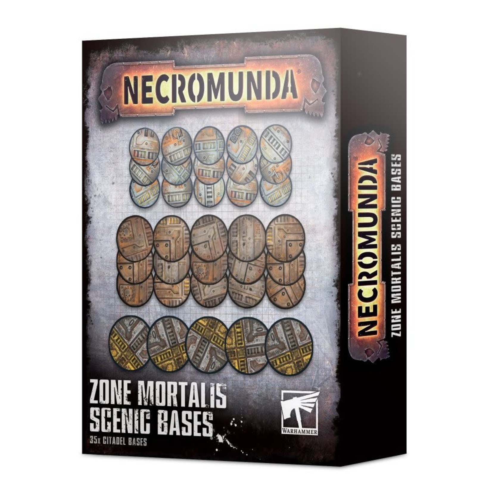 Necromunda Zone Mortalis Scenic Bases (35pc)