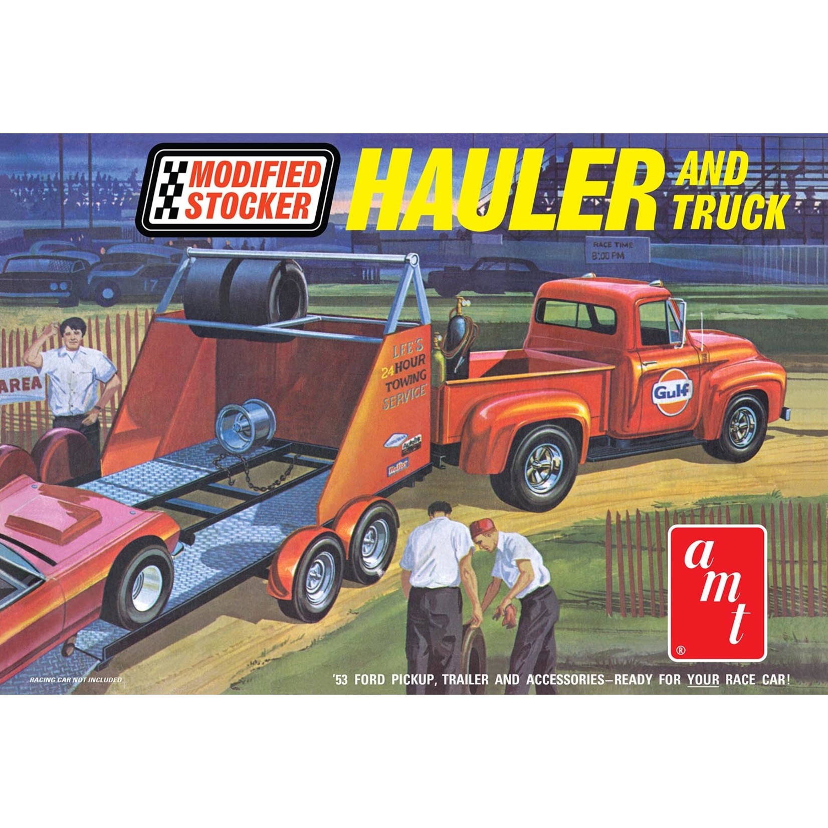 AMT AMT1310 1953 Ford Pickup Modified Stock Hauler and Truck (1/25)