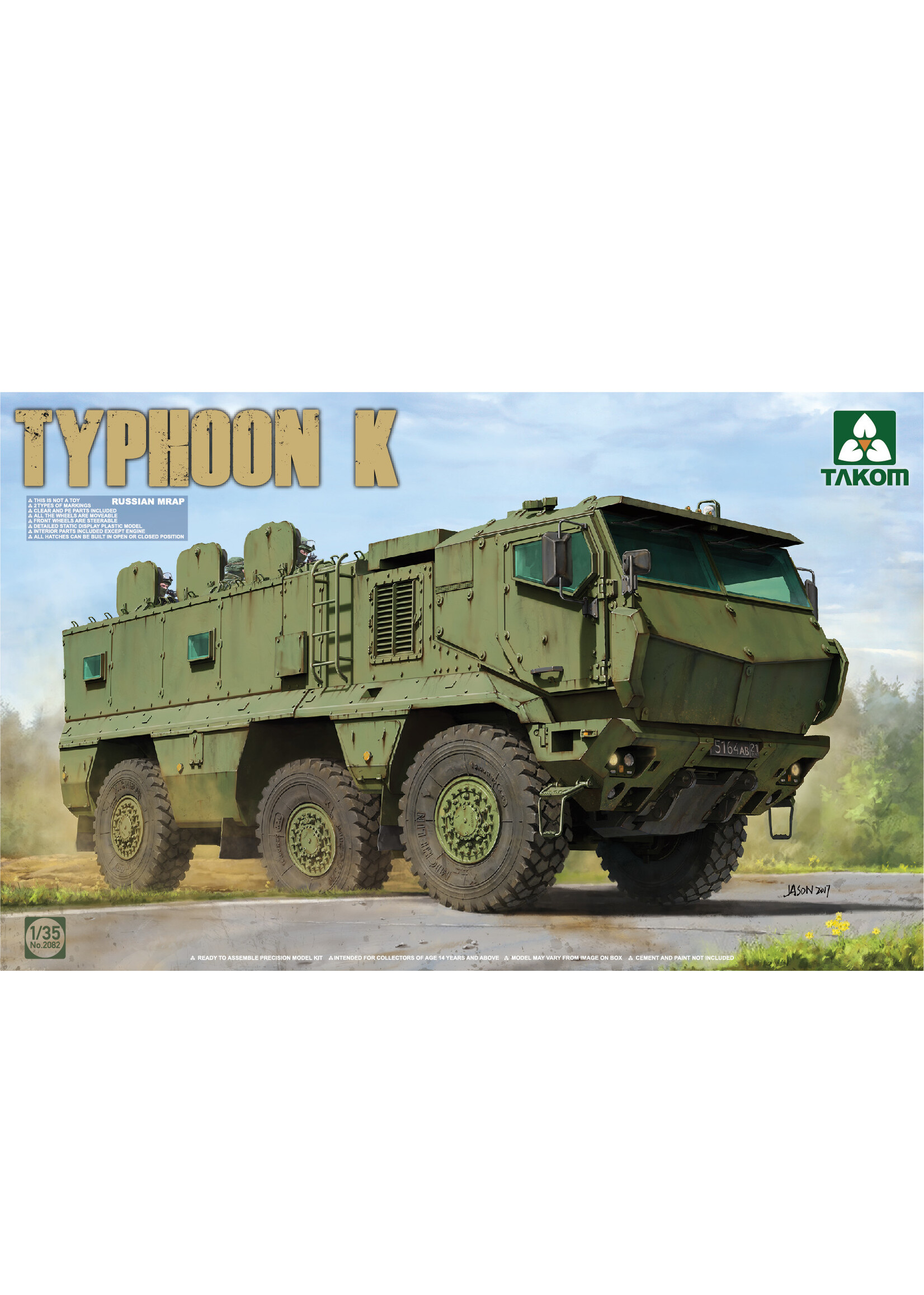 Takom ***TAK2082 RUSSIAN MRAP Typhoon-K (1/35)