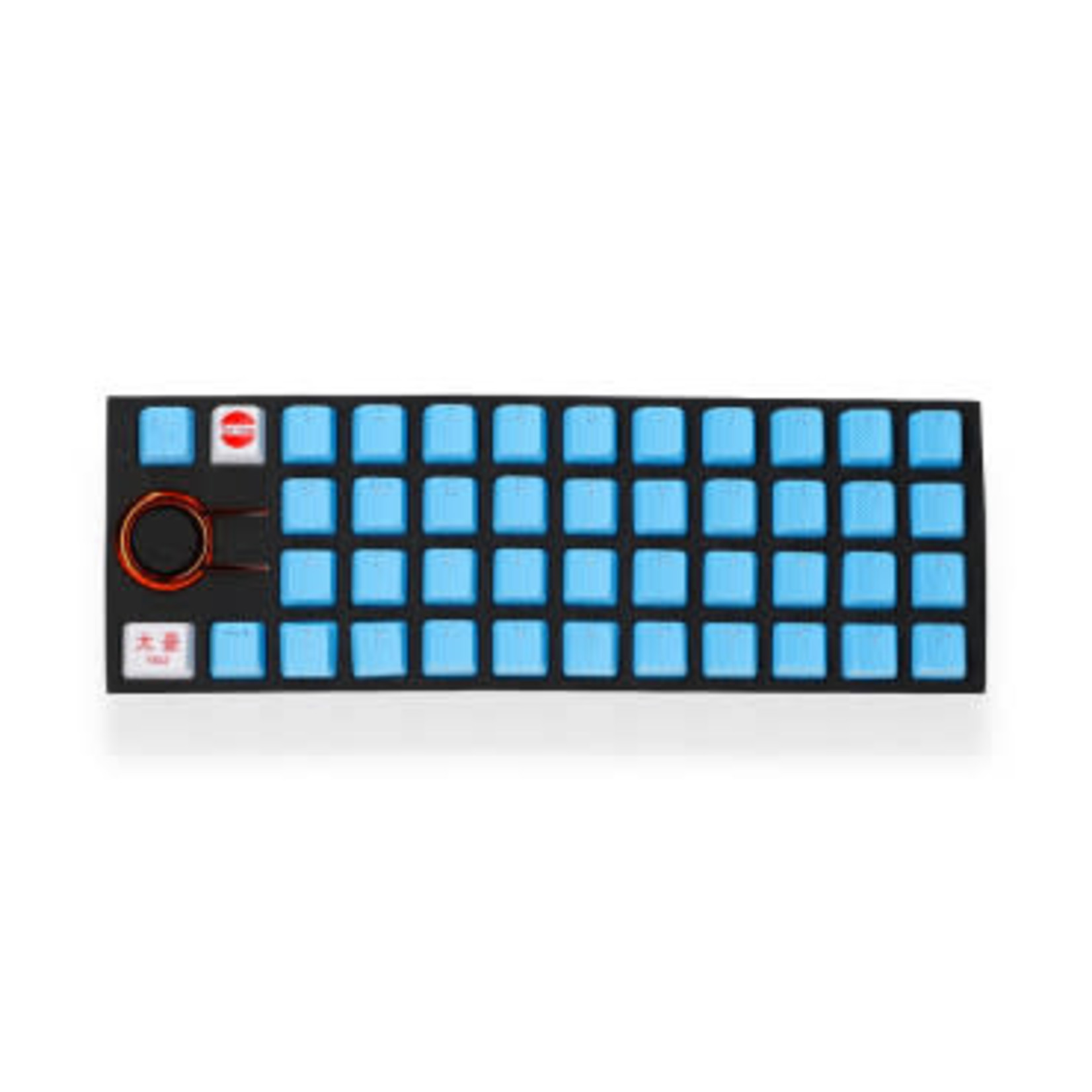 Tai-Hao Tai-Hao Rubber Keycaps Set Blue (42pc)