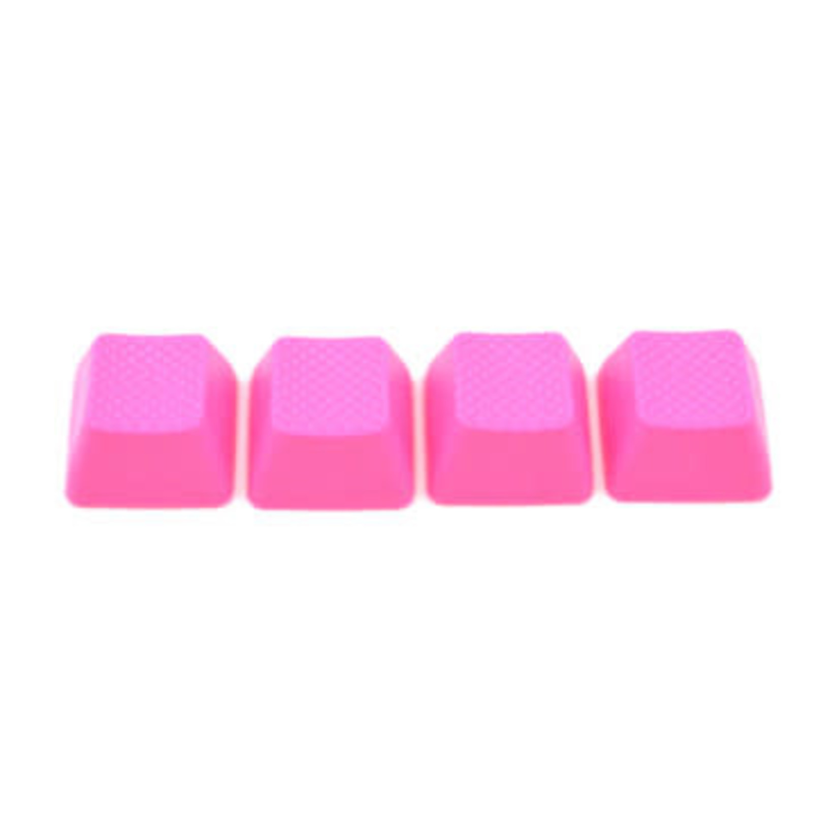 Tai-Hao **Tai-Hao Rubber Gaming Keycaps Set Blank Neon Pink (4pc)
