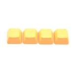 Tai-Hao Tai-Hao Rubber Gaming Keycaps Set Blank Neon Orange (4pc)