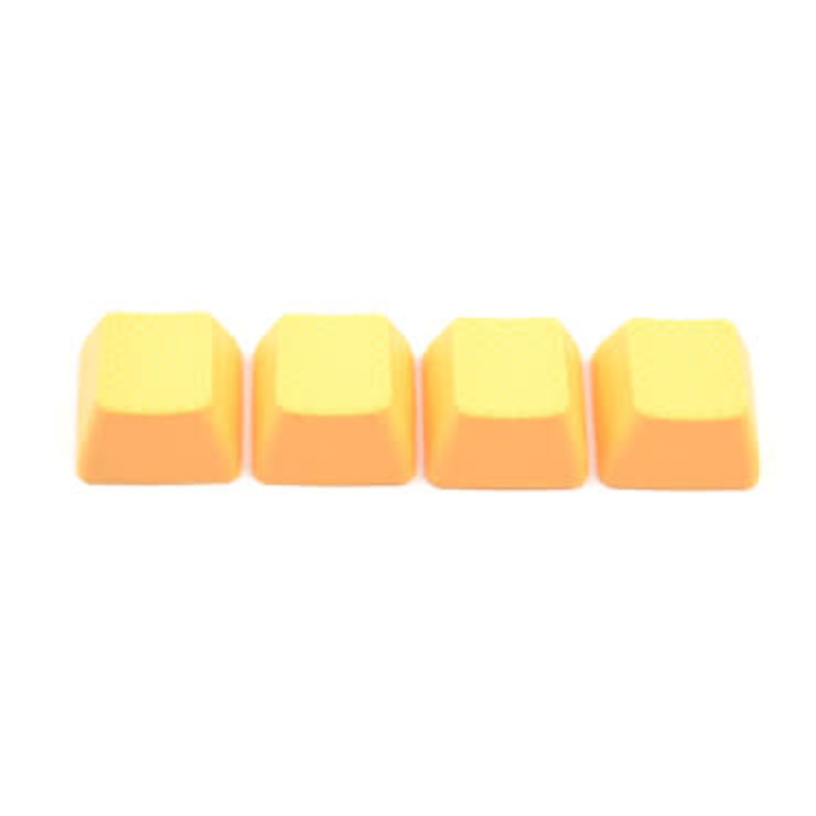 Tai-Hao **Tai-Hao Rubber Gaming Keycaps Set Blank Neon Orange (4pc)
