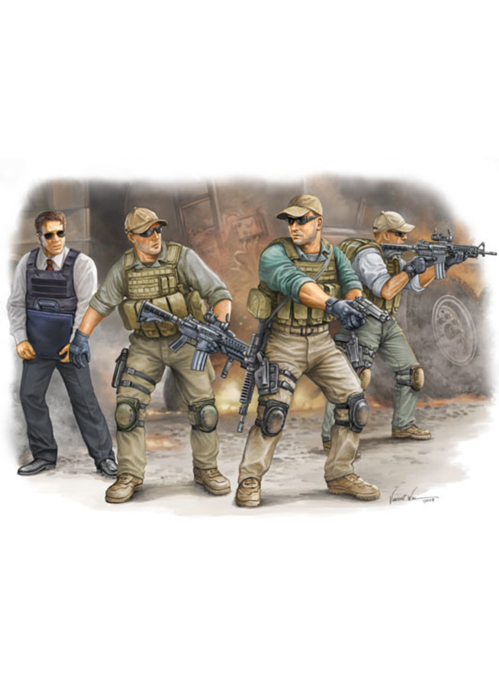 Trumpeter ***TRU00420 PMC in Iraq VIP Protection (1/35)