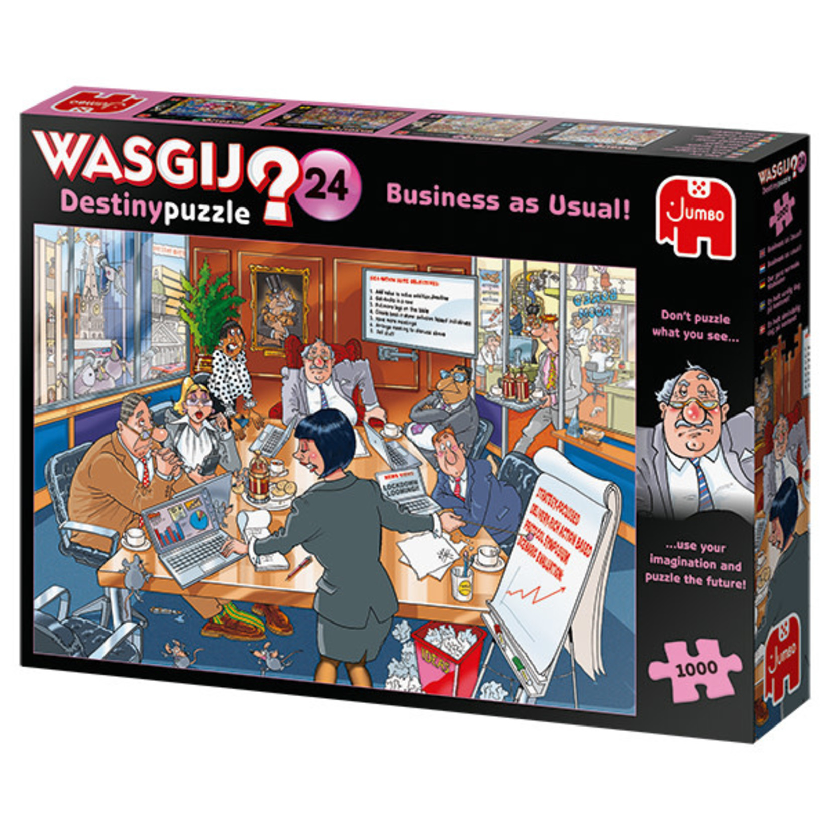 Jumbo JUM25013 WASGIJ Business as Usual (Puzzle1000)