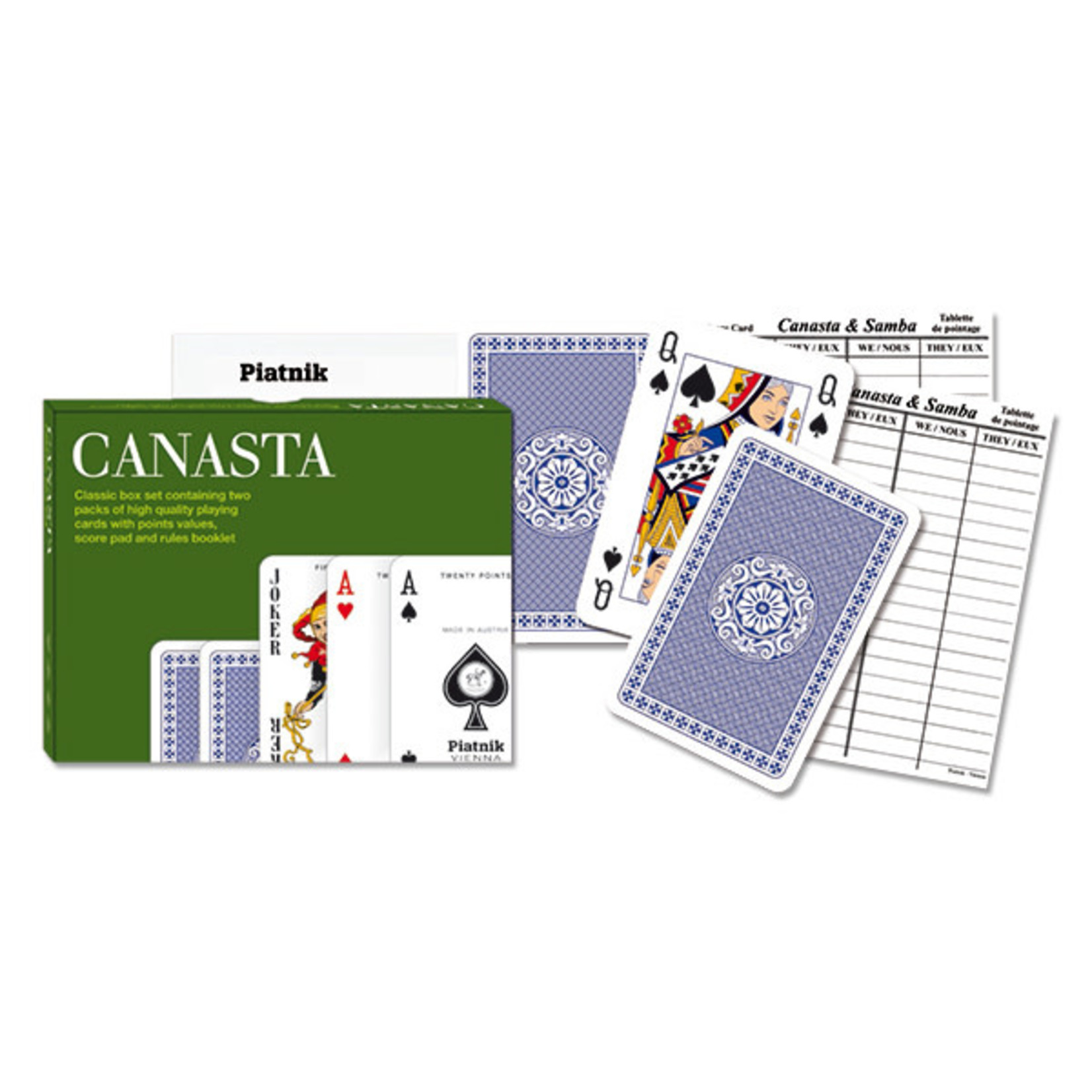 Piatnik Piatnik Canasta Double Deck Cards & Scorecards